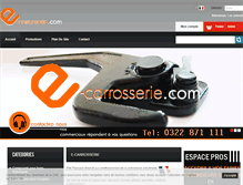 Tablet Screenshot of e-carrosserie.com